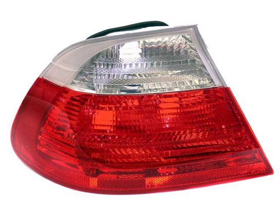 BMW Tail Light Assembly - Driver Side Outer (w/ Clear Turnsignal) 63218384843 - ULO 685503